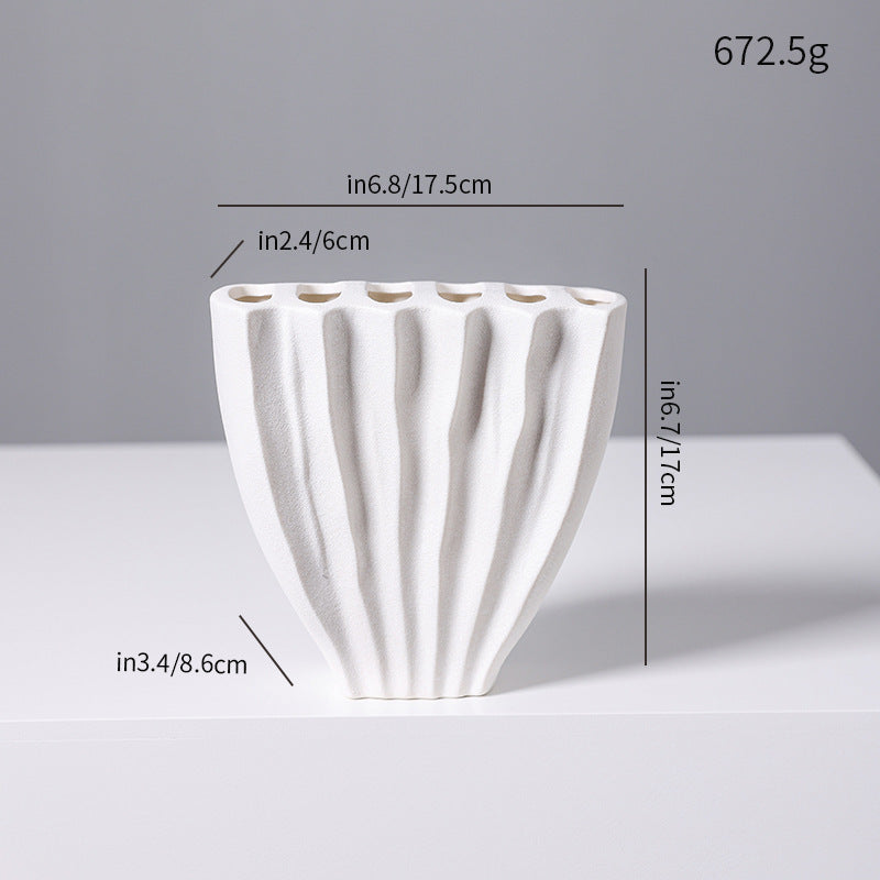 Decorative Textured Ceramic Vase