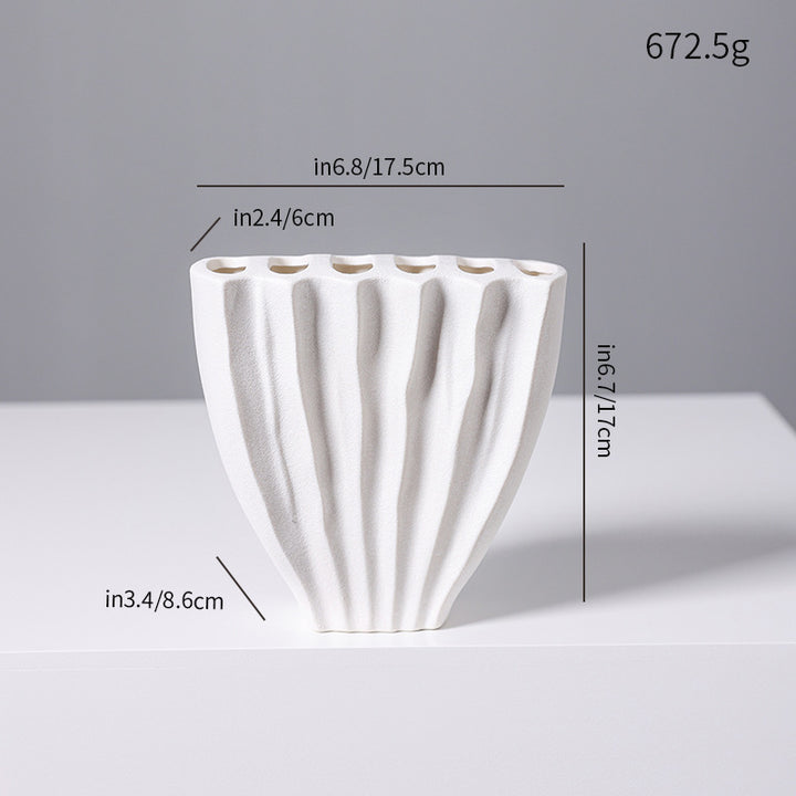 Decorative Textured Ceramic Vase