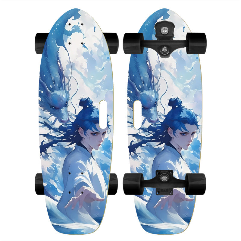Mini Skateboard Deck with Textured Grip Stornfield