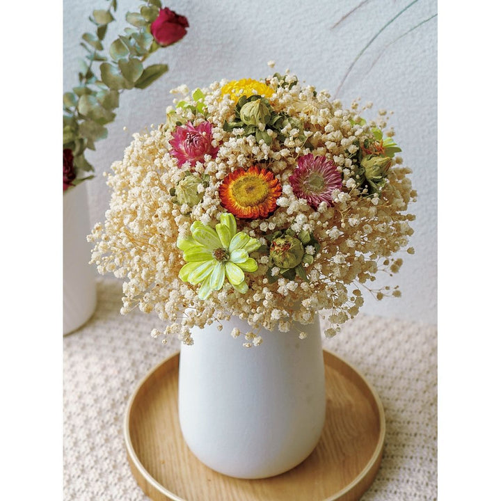 Dried Floral Bouquets with Decorative Accents