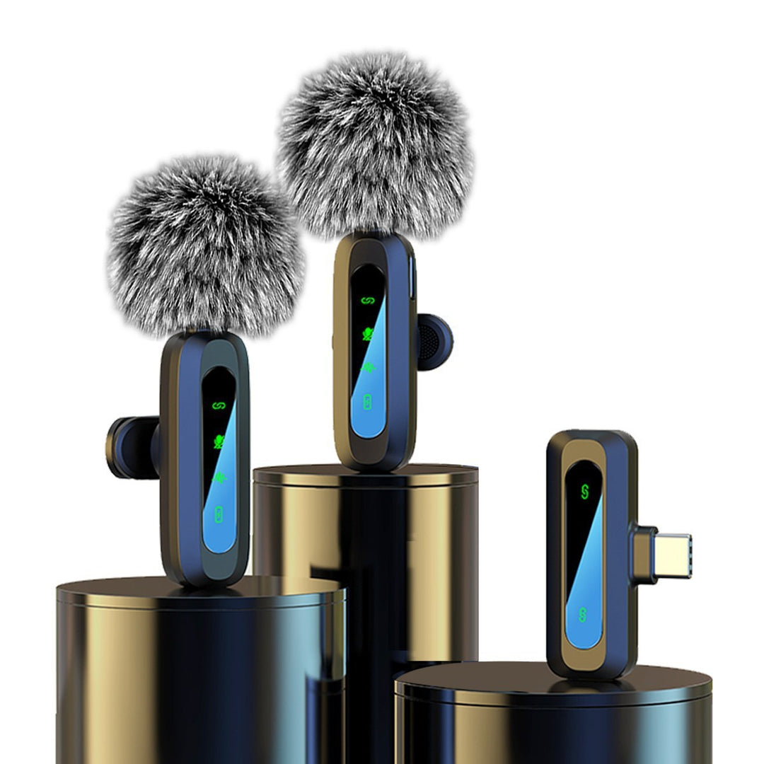 Wireless Lavalier Microphone with High-Sensitivity Audio Recording Stornfield