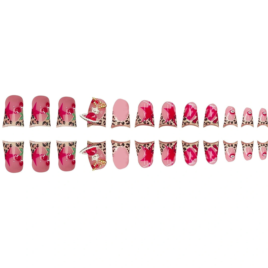 Artistic Leopard Print Press-On Nail Set Stornfield