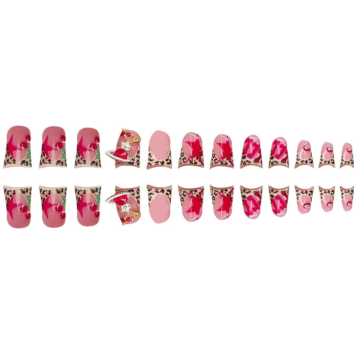 Artistic Leopard Print Press-On Nail Set Stornfield
