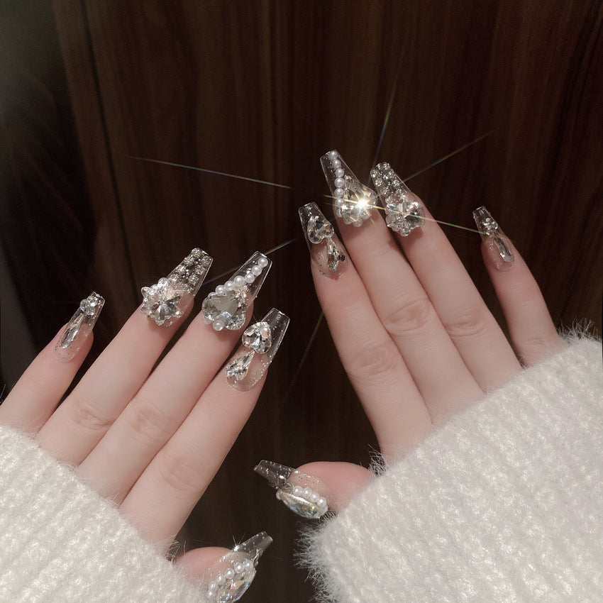 Decorative Crystal Embellished Nail Tips Stornfield