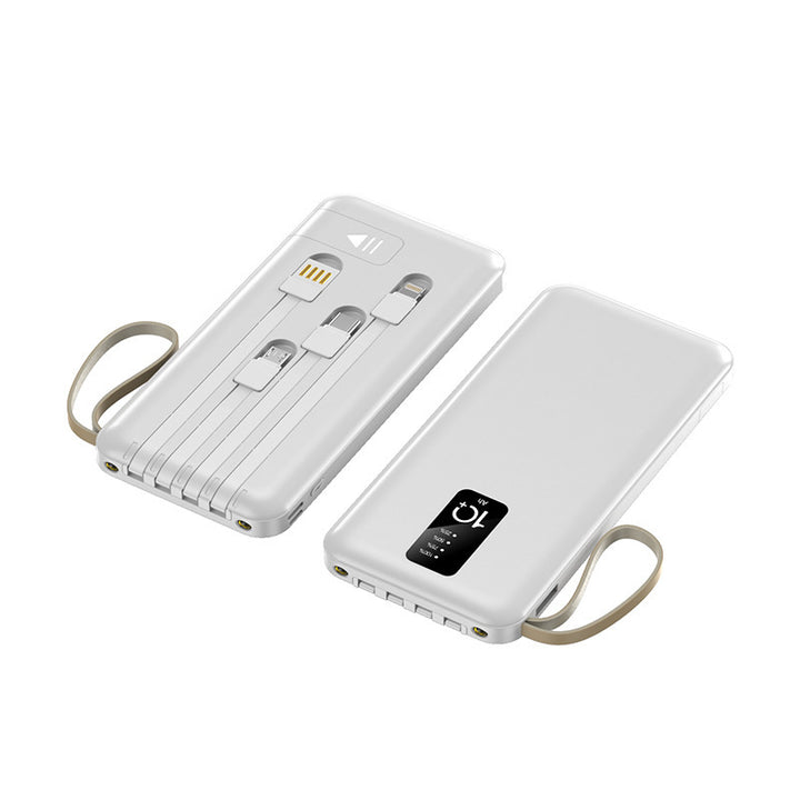 Multifunctional Power Bank with Integrated Cable System Stornfield