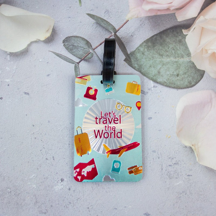 Whimsical Heart Balloon Luggage Tag Stornfield