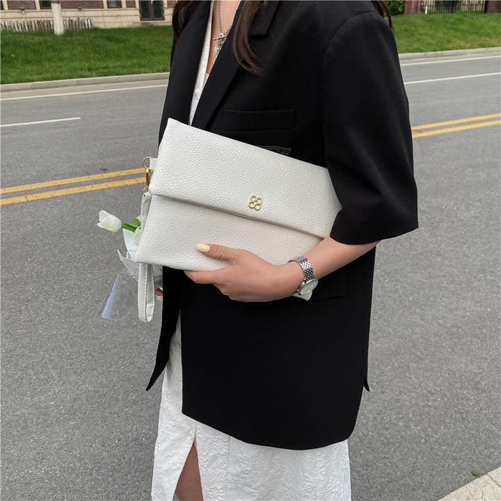 Elegant Textured Wristlet Clutch Stornfield