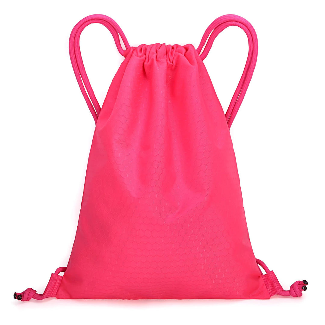 Honeycomb Texture Drawstring Backpack Stornfield