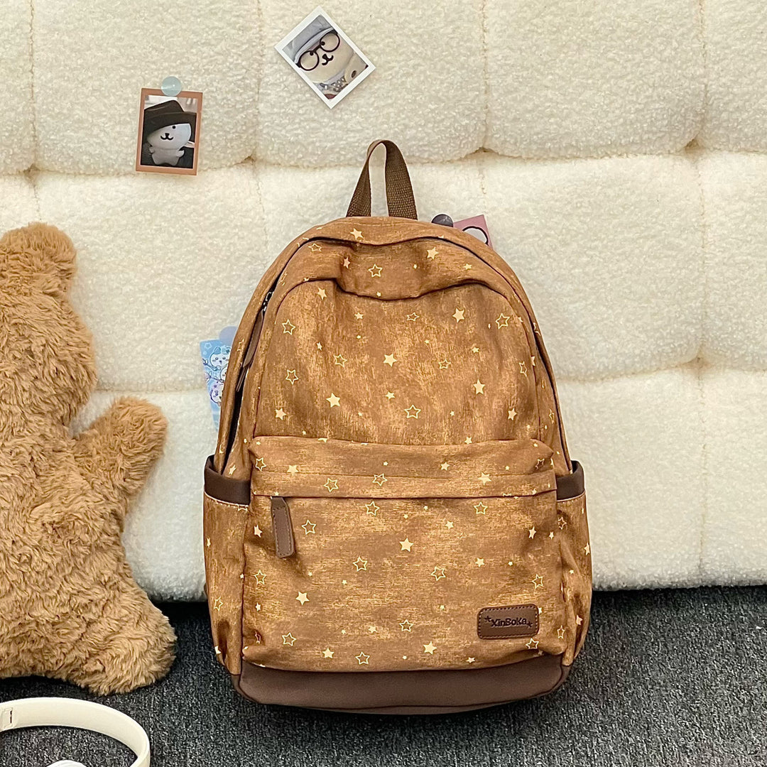 Star-Patterned Casual Backpack Stornfield 1791204559