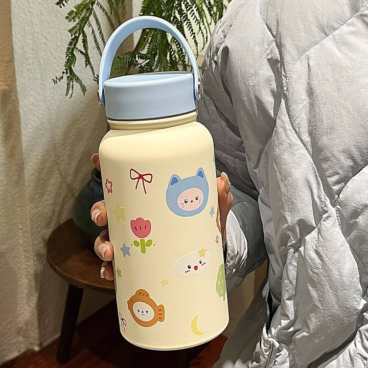 Women’s insulated bottle with practical carrying bag and playful design Stornfield