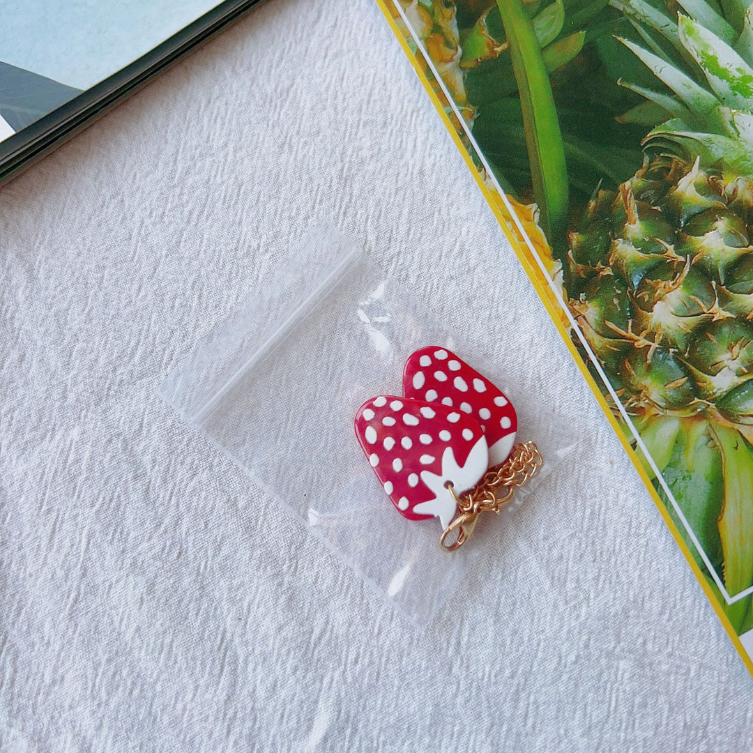 Charming Strawberry Pendant Earrings Stornfield