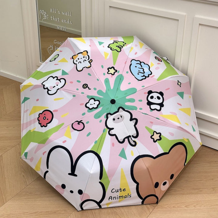 Women Foldable Cosmetic Bag with Colorful Design Stornfield