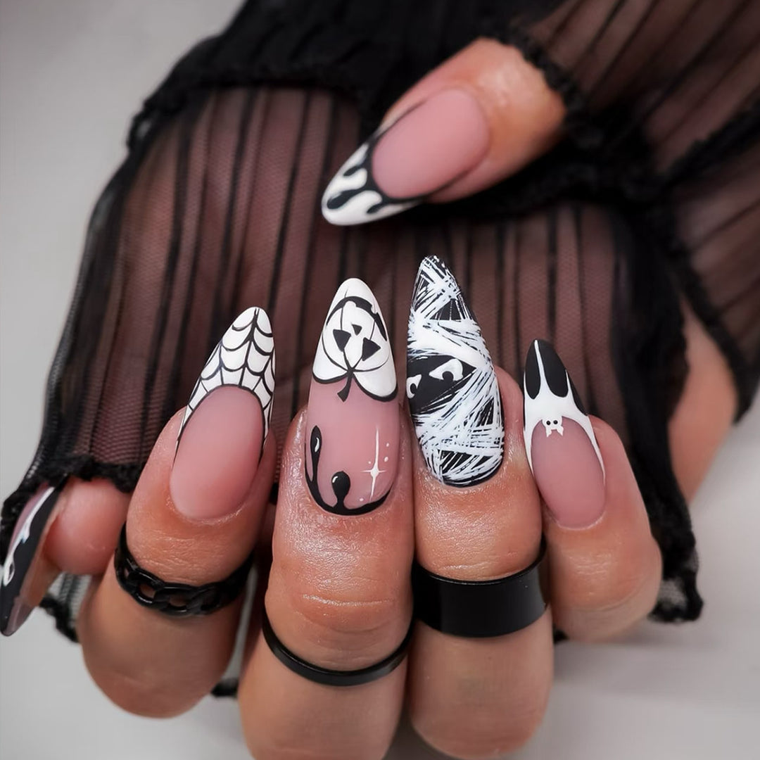 Creative Halloween-style Art Fake Nails Stornfield