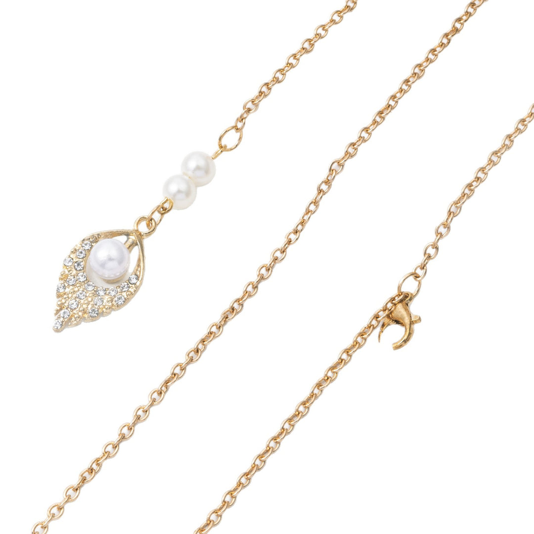 Elegant Dangle Pearl Earrings with Chain Stornfield