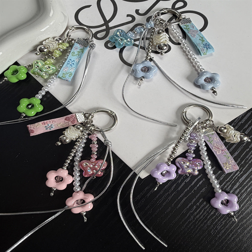 Decorative Flower Charm Keychain Stornfield 1790135187
