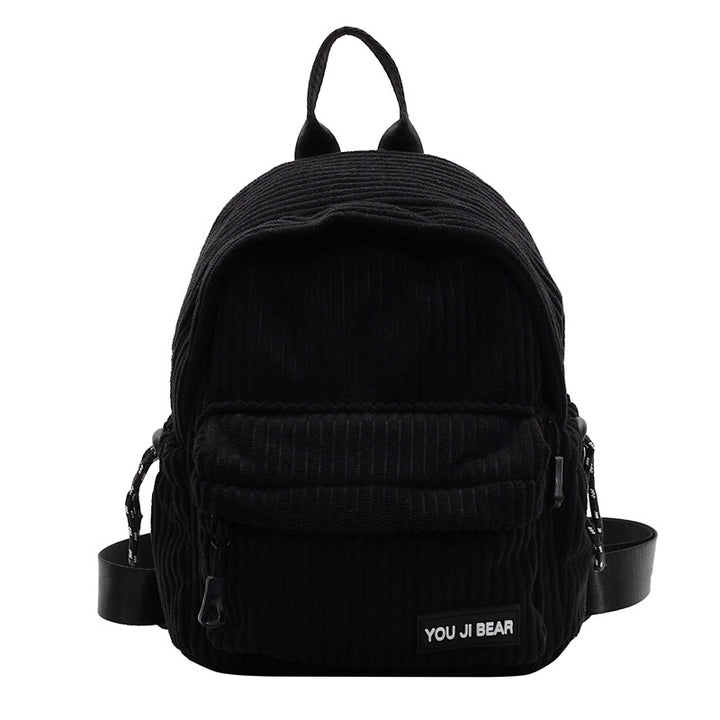 Corduroy Compact School Backpack Stornfield