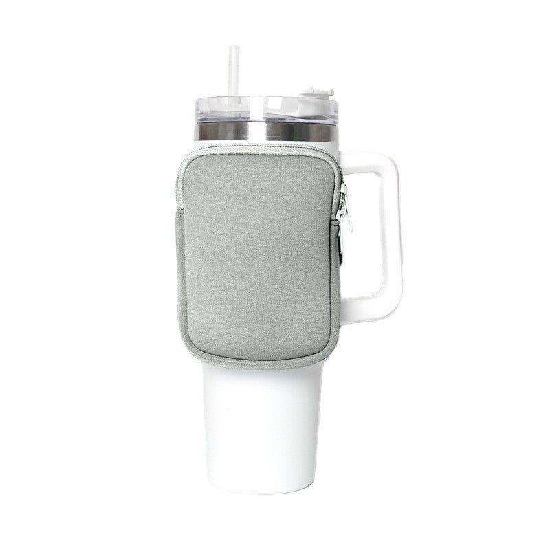 Unisex cup holder with practical pocket Stornfield