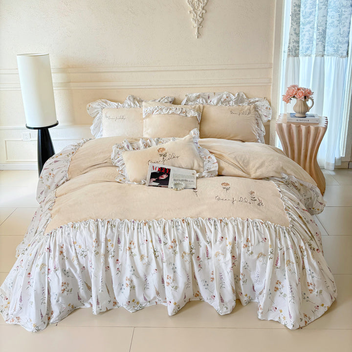 Cotton-linen bedding set