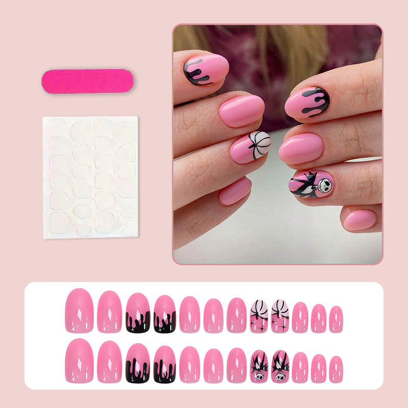Artificial nail set with unique Halloween designs Stornfield