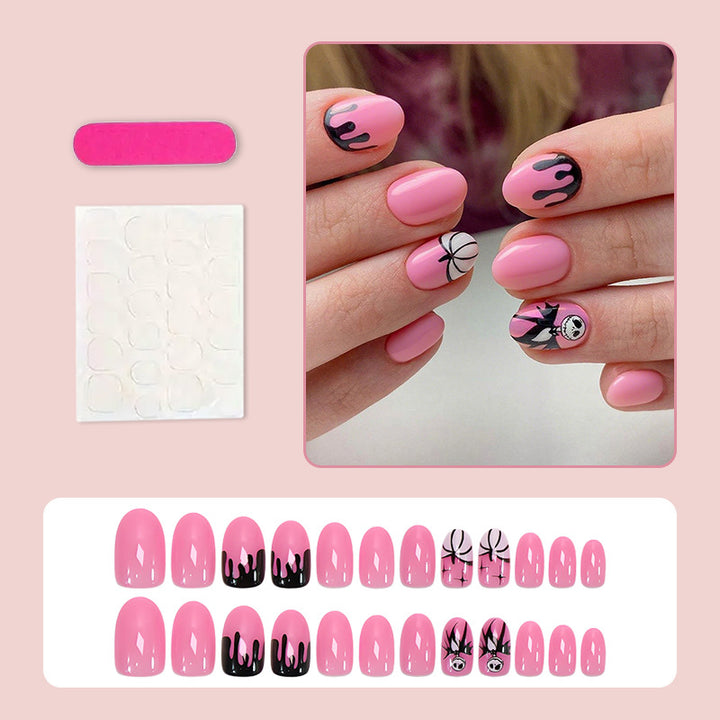Artificial nail set with unique Halloween designs Stornfield