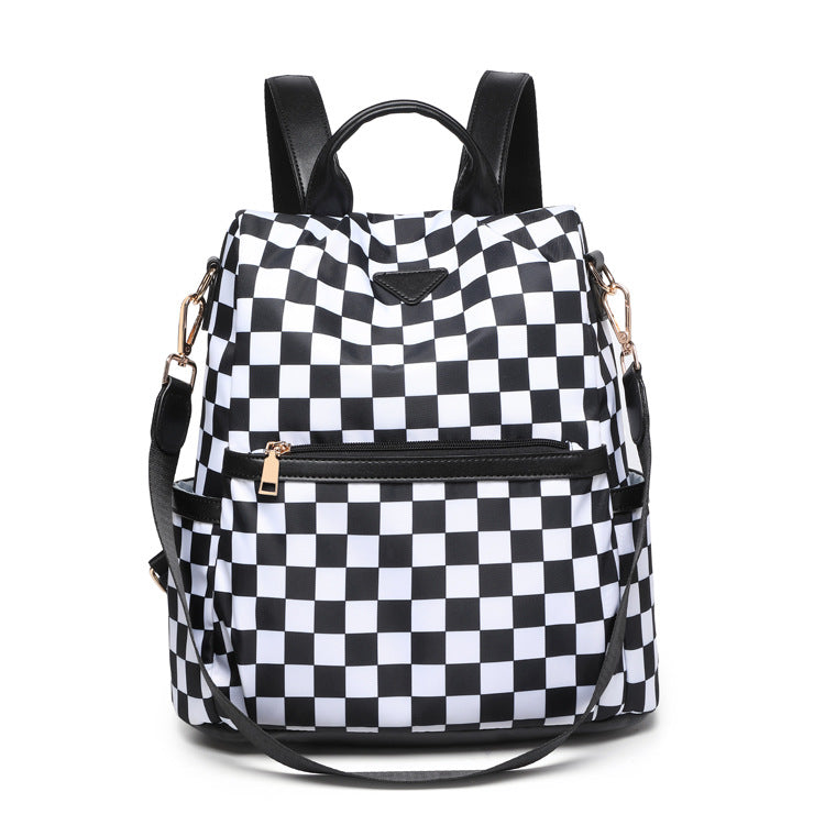 Stylish Checkered Backpack Stornfield
