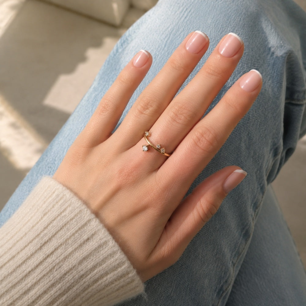 Chic Almond-Shaped Press-On Nail Set Stornfield