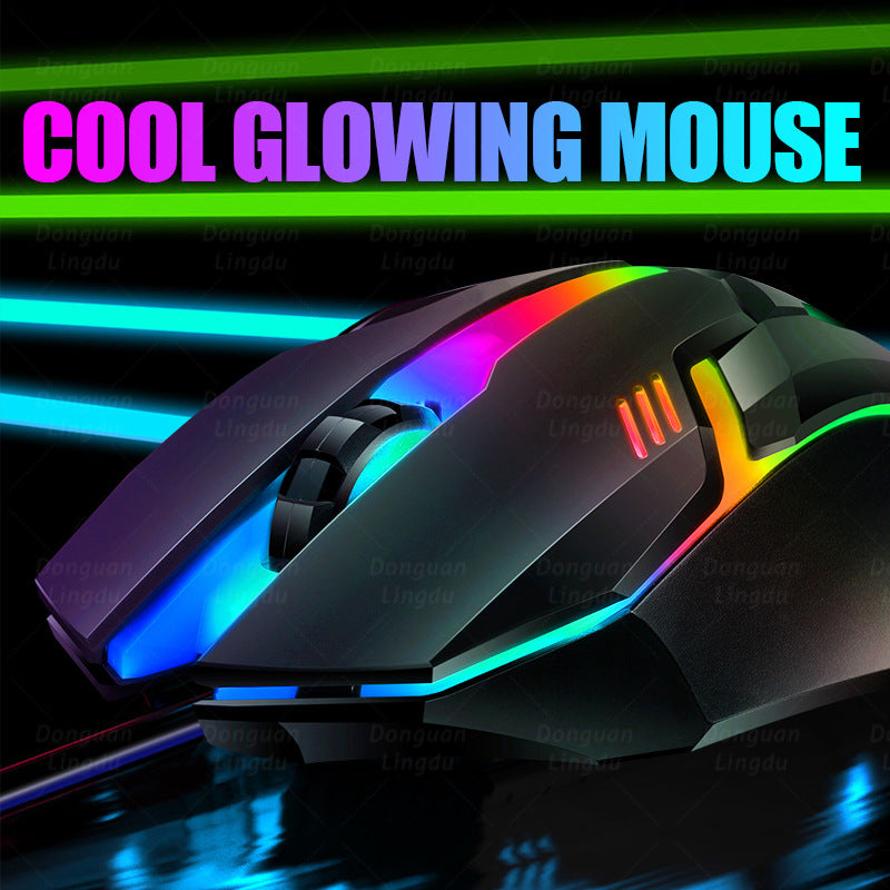 Men's High-Precision Ergonomic Gaming Mouse with RGB Lighting Stornfield