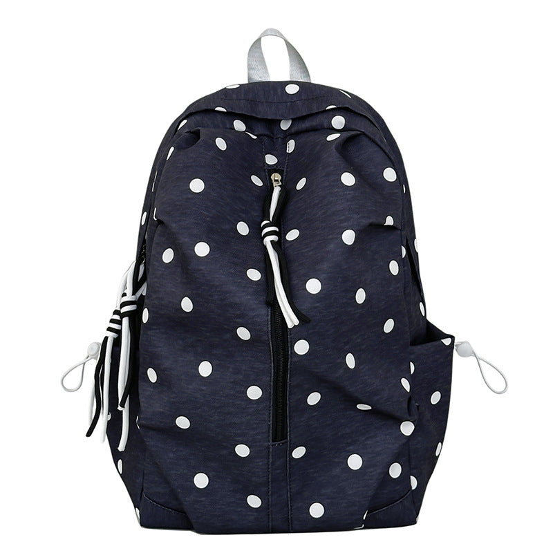 Polka Dot Patterned Casual Backpack Stornfield