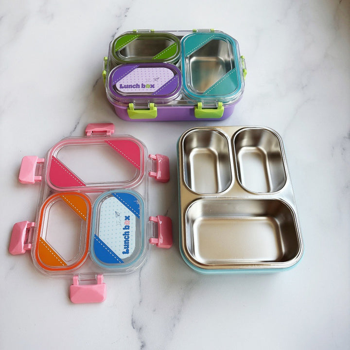 Multi-Compartment Insulated Lunch Box