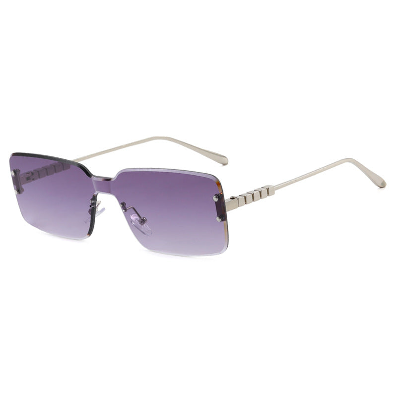 Women's modern rectangular sunglasses with stylish metal frame Stornfield
