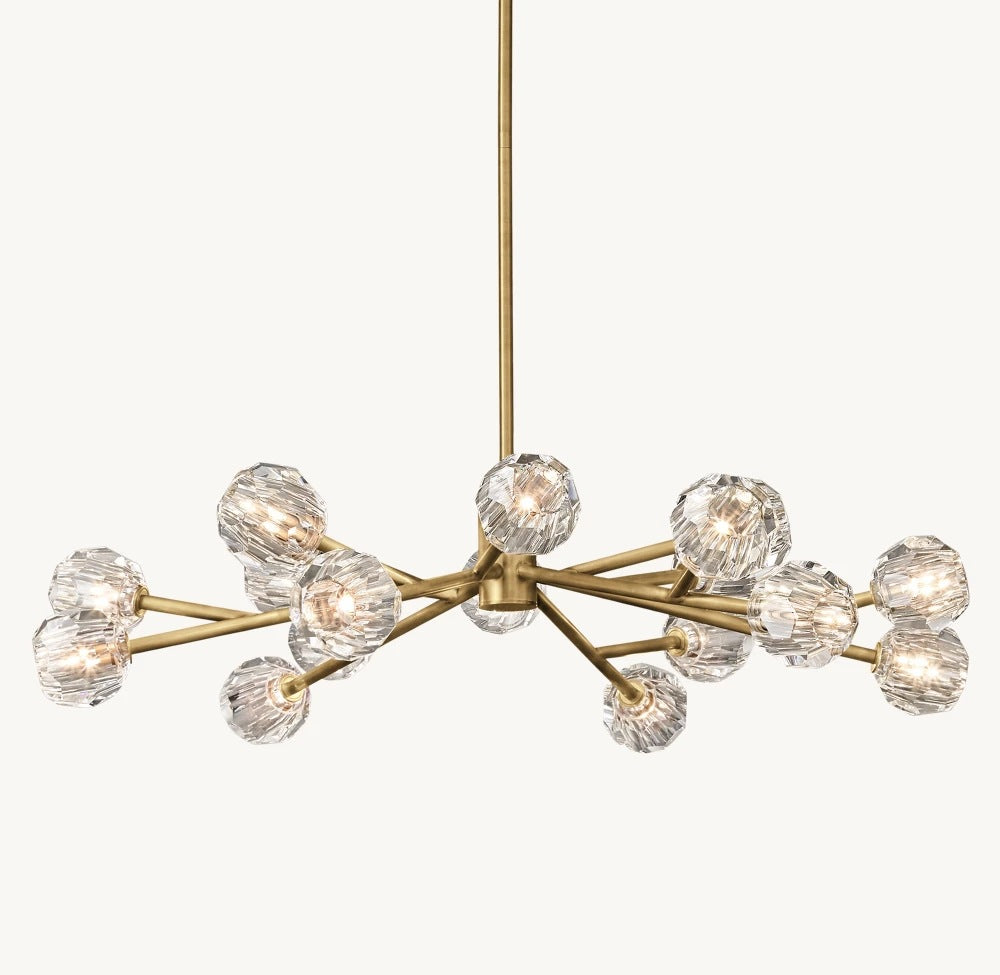 Modern Floral Chandelier