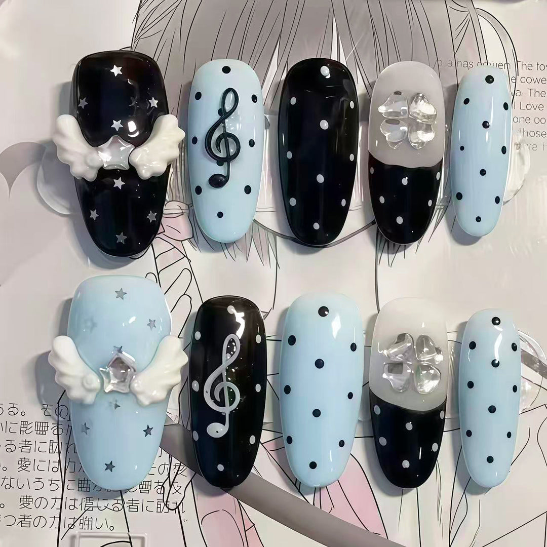Musical Themed Press-On Nail Collection