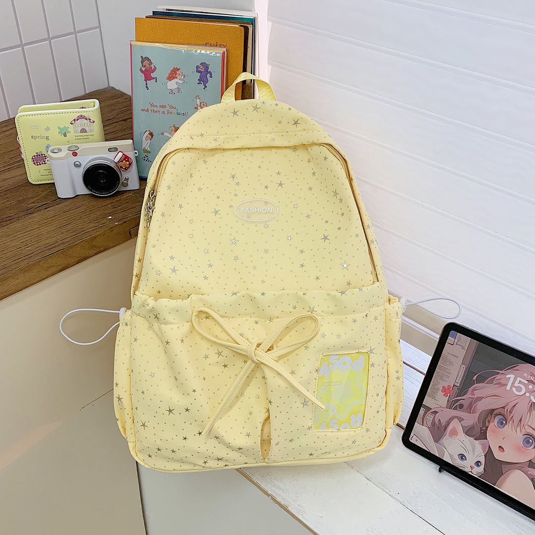 Star-Printed Casual Backpack Stornfield