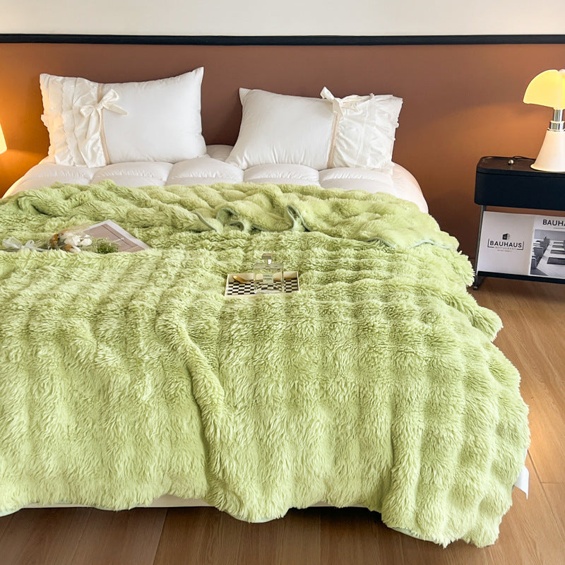 Ultra-Soft Textured Fleece Blanket Stornfield