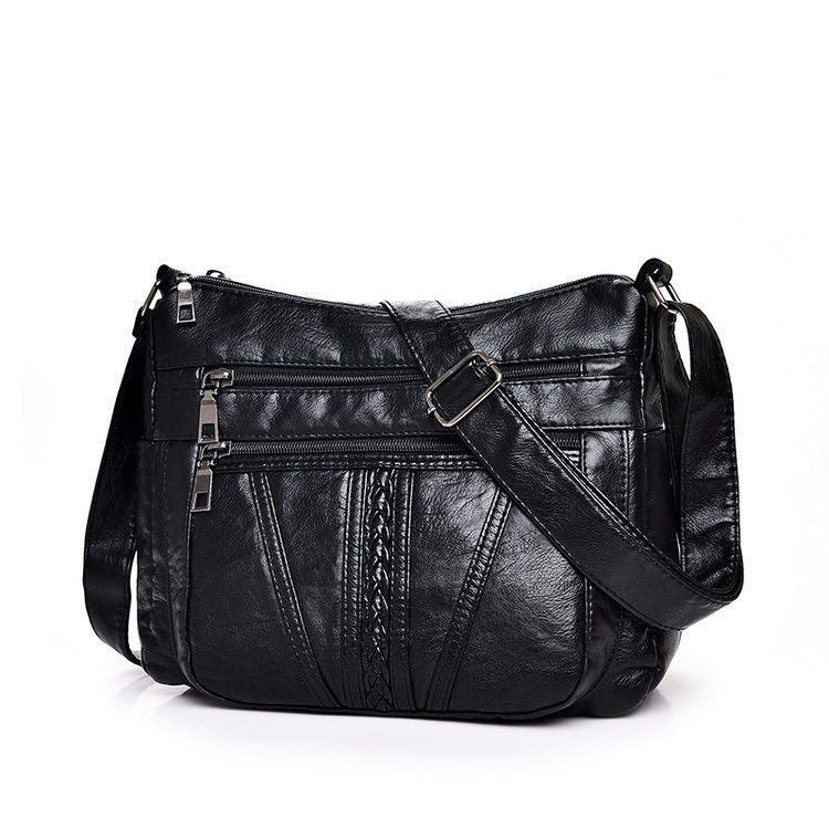Shoulder bag made of high-quality artificial leather with various compartments Stornfield