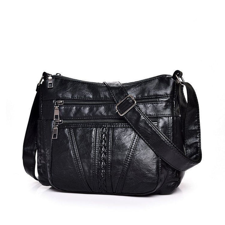 Shoulder bag made of high-quality artificial leather with various compartments Stornfield