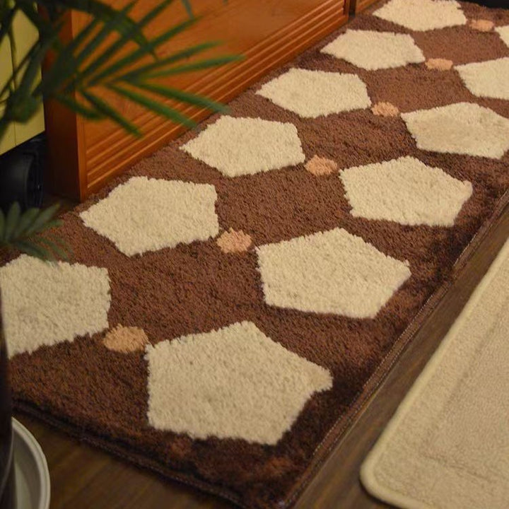 Modern Geometric Pattern Bath Mat Stornfield