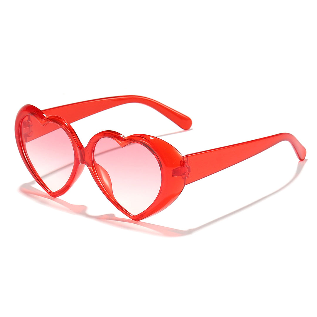 Women's Heart-Shaped Sunglasses with UV Protection and Stylish Frame Stornfield