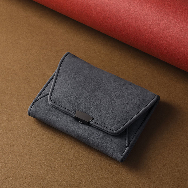 Elegant Textured Leather Card Holder Stornfield