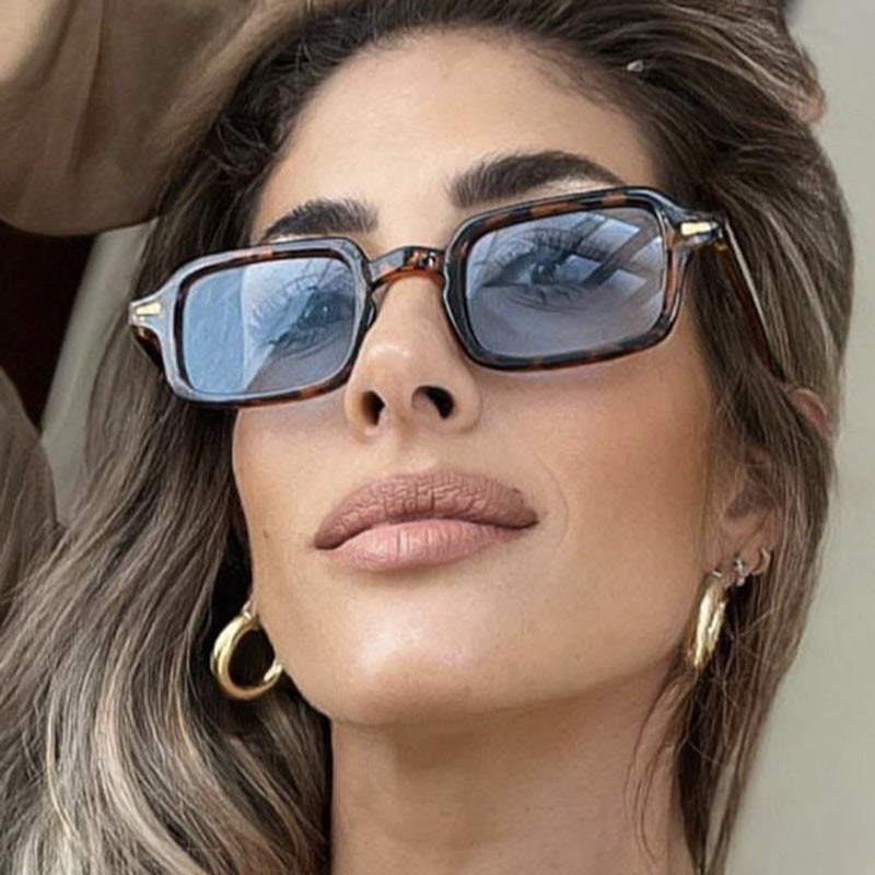 Ladies exclusive square sunglasses with elegant metal frame and UV protection Stornfield