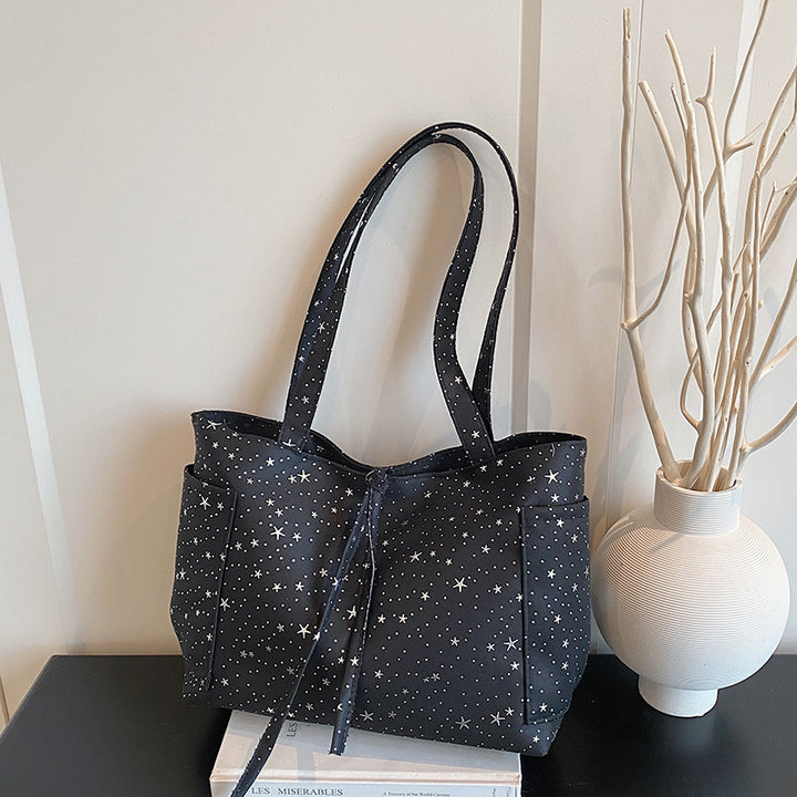 WoStar-Patterned Canvas Tote Bag Stornfield