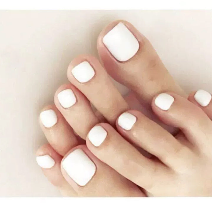Premium Glossy Press-On Toenail Set Stornfield