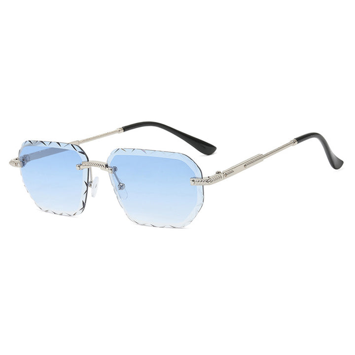 Women's geometric sunglasses with mirrored lenses and sturdy frame Stornfield