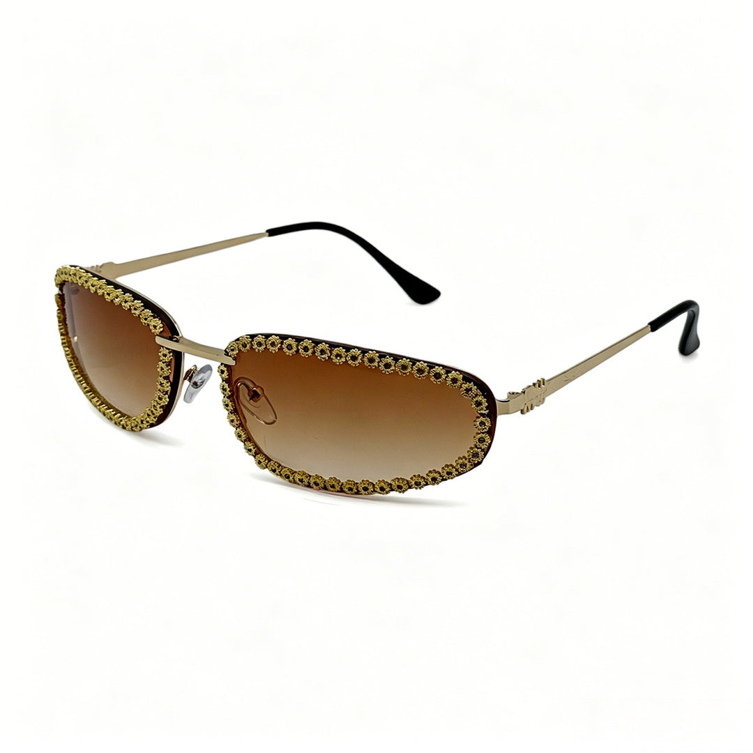 Ladies fashionable sunglasses with sparkling stone embellishment Stornfield