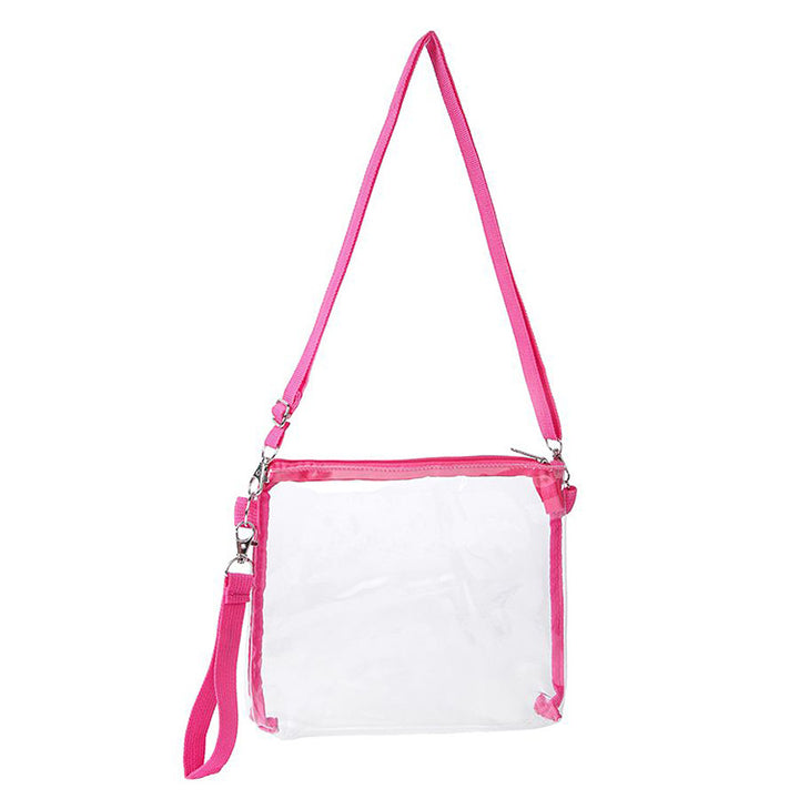 Transparent shoulder bag with adjustable shoulder strap Stornfield