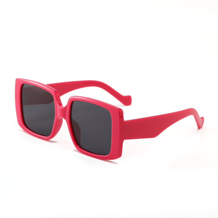 Women's modern square sunglasses with mirrored lenses Stornfield