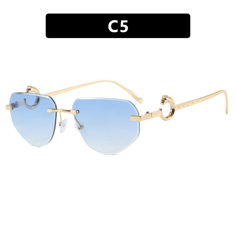 Women's trendy chic sunglasses in modern design with delicate metal frame Stornfield