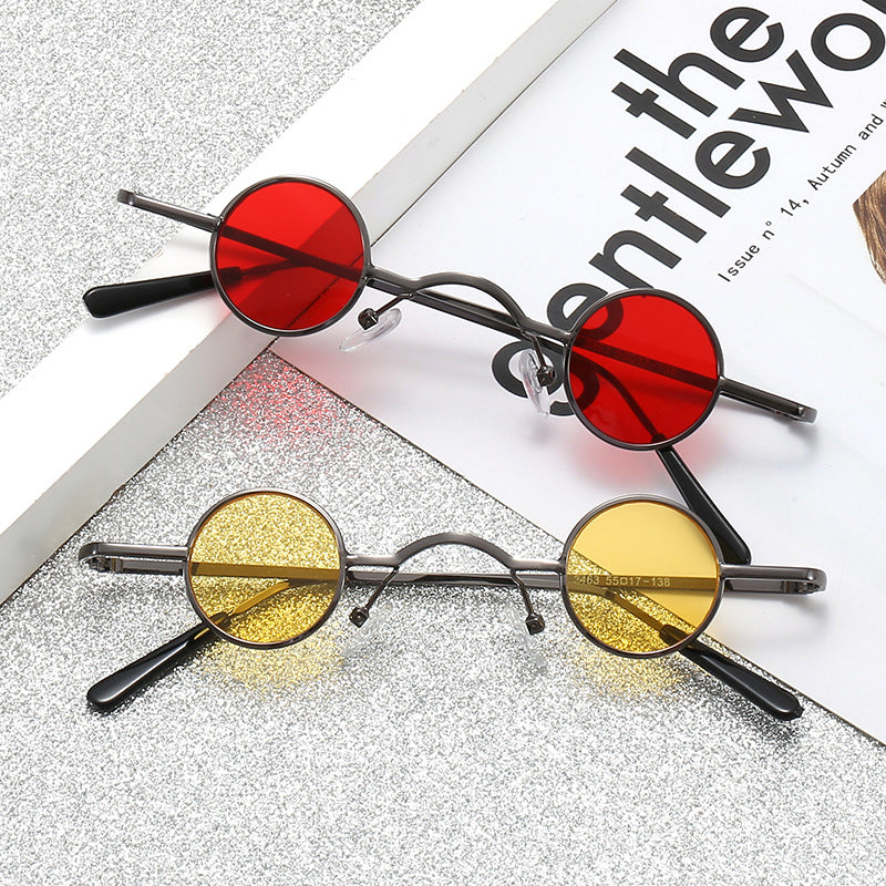 Women's fashionable round glasses with intricate metal frame Stornfield