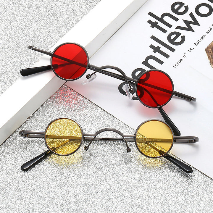 Women's fashionable round glasses with intricate metal frame Stornfield