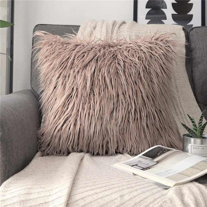 Fluffy cuddle pillow